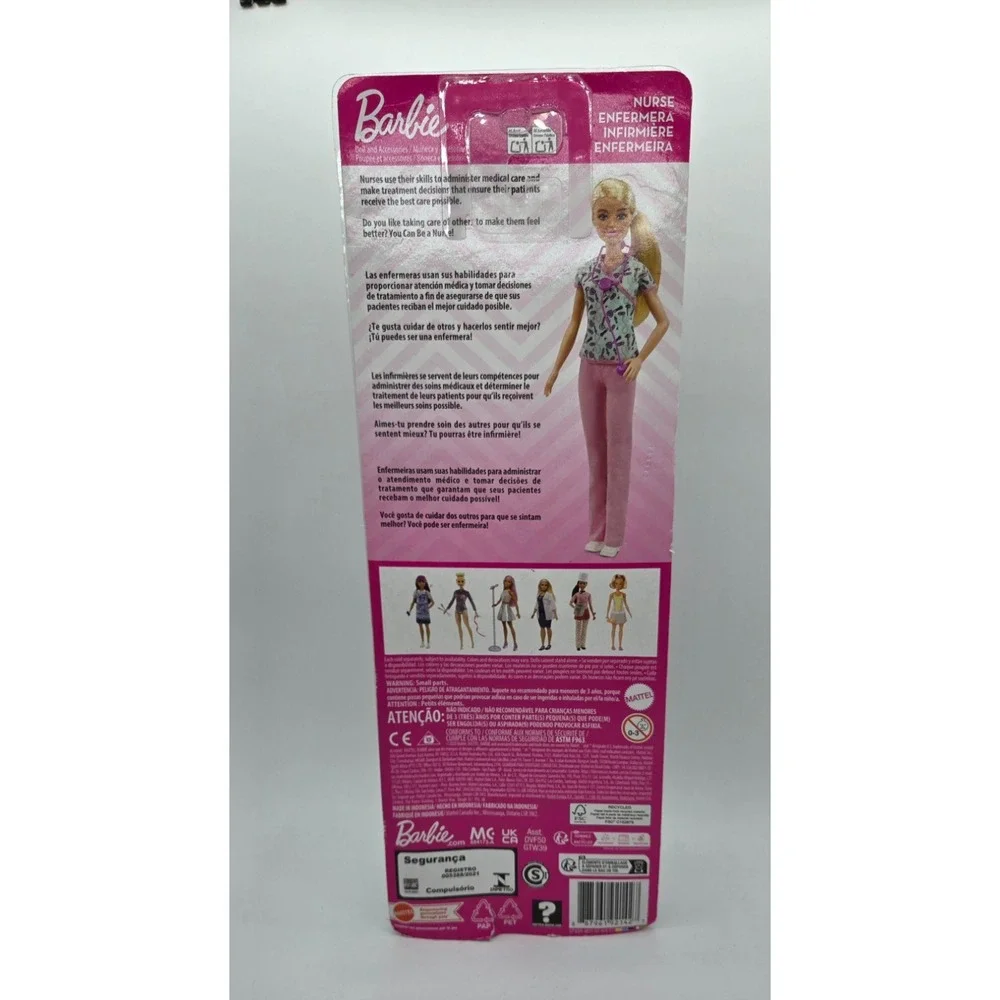 NEW Barbie You Can Be Anything Nurse Blond NIB